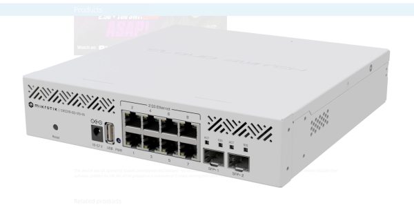 CLOUD ROUTER SWITCH CRS310-8G+2S+IN