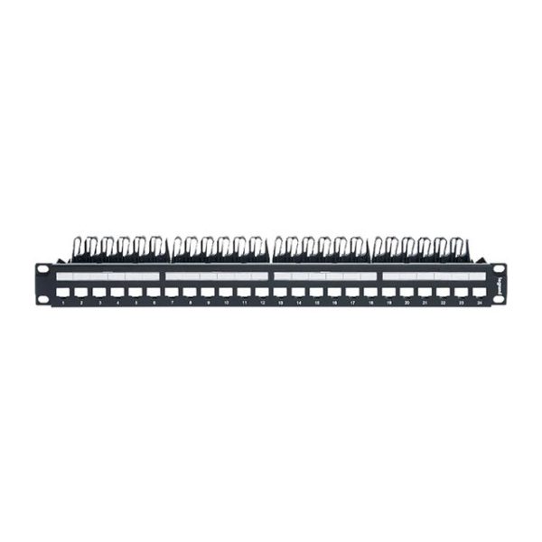 PATCH PANEL LINKEO C/ GUIA TRAS.METAL - A EQUIPAR CAT5/6/6A