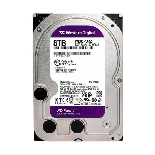 DISCO RIGIDO 8TB 256MB WD85PURZ
